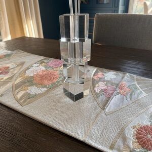 Crystal Tower Bud Vase by Tizo clear elegant NWT + box Gorgeous!